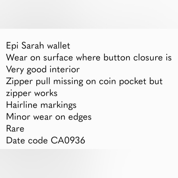 AUTHENTIC LOUIS VUITTON EPI PORTE LEATHER WALLET  PRISTINE CONDITION - Picture 7 of 7